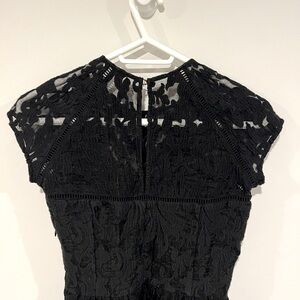 Anthropology black dress